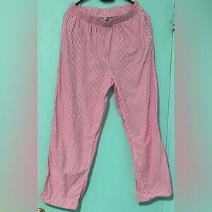 Pink Striped Lounge Pants